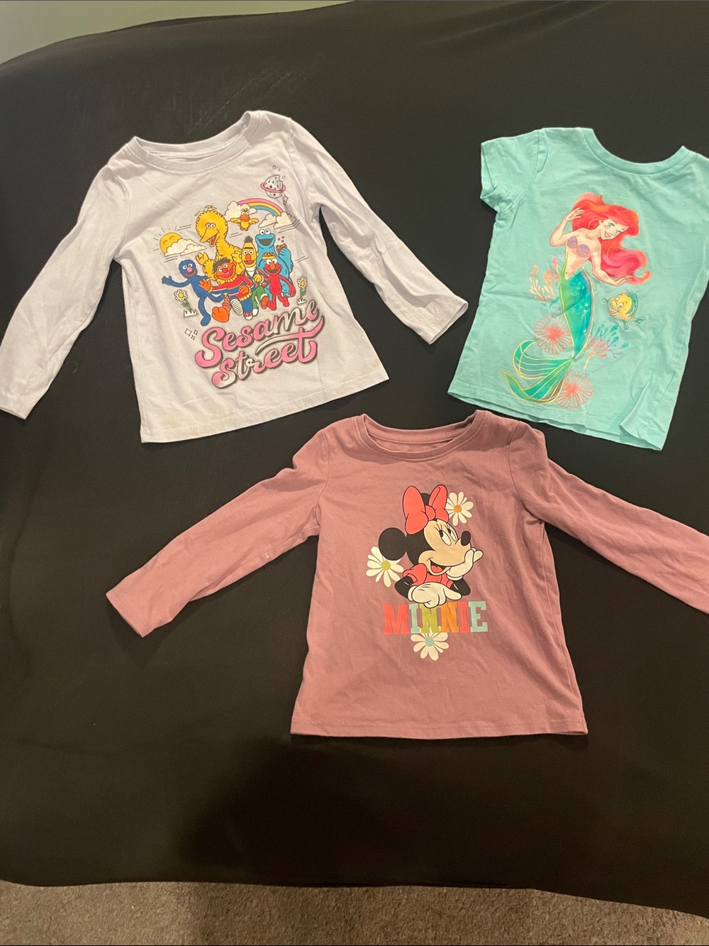 Disney Minnie Mouse Mauve Long-Sleeve Tee for Kids